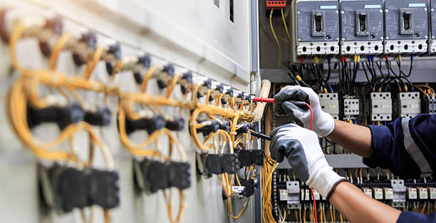 Professional Electrician technician working in St. John, KS